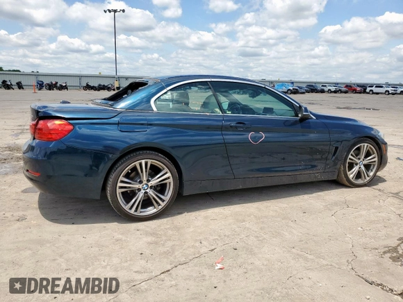 2017 BMW 4 Series 430i z VIN WBA4U7C37H5H20043, wystawiony jako Copart lot #57810165 z przebiegiem 63 419 mil mil oraz Szkoda całkowita • Salvage title. Historia ofert i sprzedaży dostępna na DreamBid. Obrazek 3.