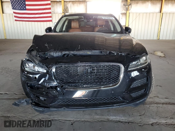 2019 Jaguar F-Pace 30t Portfolio with VIN SADCN2GX5KA368284, listed as a Copart auction lot 54786875 with 53,328 mi miles and Salvage title. Bid and sale history available at DreamBid. Image 5.