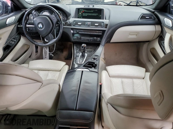 2014 BMW 6 Series 650i z VIN WBA6B2C5XED128959, wystawiony jako Copart lot #44201745 z przebiegiem 146 875 mil mil oraz Szkoda całkowita • Salvage title. Historia ofert i sprzedaży dostępna na DreamBid. Obrazek 8.