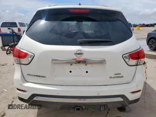 2013 Nissan Pathfinder Platinum with VIN 5N1AR2MM6DC637543, listed as a Copart auction lot 60905345 with 189,420 mi miles and Salvage title. Bid and sale history available at DreamBid. Image 6.