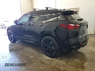 2019 Chevrolet Blazer RS with VIN 3GNKBJRS7KS679698, listed as a Copart auction lot 61201795 with 74,261 mi miles and Salvage title. Bid and sale history available at DreamBid. Image 2.