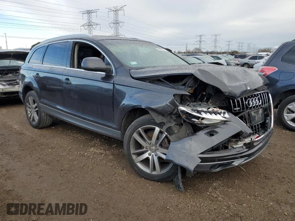 2010 Audi Q7 3.6L Premium Plus with VIN WA1LYAFE5AD008615, listed as a Copart auction lot 80722914 with 0 mi miles and Salvage Title. Bid and sale history available at carsss.com. Image 4.