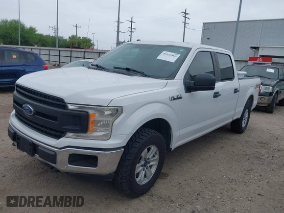 2018 Ford F-150 XL with VIN 1FTFW1E58JKE22834, listed as a IAAI auction lot 41923960 with 214,459 mi miles. Bid and sale history available at carsss.com. Image 20.