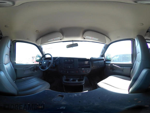 2019 Chevrolet Express Cargo Van with VIN 1GCWGAFPXK1164773, listed as a IAAI auction lot 41984554 with 87,916 mi miles. Bid and sale history available at carsss.com. Image 19.