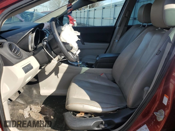 2009 Mazda CX-7 Sport with VIN JM3ER293390226025, listed as a Copart auction lot 47250475 with 219,740 mi miles and Salvage Title. Bid and sale history available at carsss.com. Image 7.