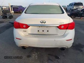 2017 Infiniti Q50 3.0t Premium with VIN JN1EV7AR1HM840809, listed as a IAAI auction lot 40866899 with 106,716 mi miles. Bid and sale history available at carsss.com. Image 16.