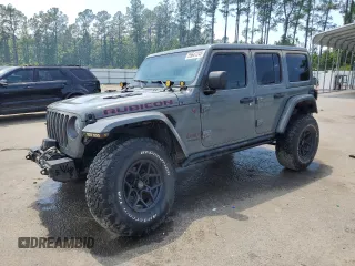 2019 Jeep Wrangler Unlimited Rubicon with VIN 1C4HJXFN8KW507482, listed as a Copart auction lot 55641245 with 120,428 mi miles and Salvage title. Bid and sale history available at DreamBid. Image 1.