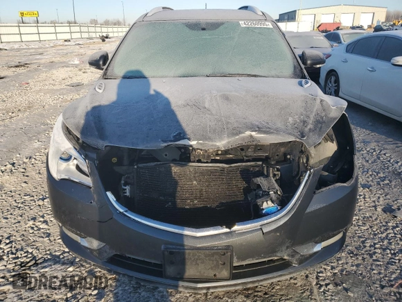2013 Buick Enclave Leather with VIN 5GAKRCKDXDJ235815, listed as a Copart auction lot 42260995 with 0 mi miles and Salvage Title. Bid and sale history available at carsss.com. Image 5.