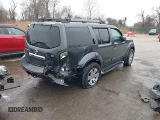2010 Nissan Pathfinder LE with VIN 5N1AR1NB8AC618785, listed as a IAAI auction lot 41774406 with 172,200 mi miles and . Bid and sale history available at DreamBid. Image 4.