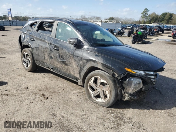 2024 Hyundai Tucson SEL with VIN 5NMJF3DE9RH376560, listed as a Copart auction lot 47667465 with 21,465 mi miles and Non Repairable. Bid and sale history available at carsss.com. Image 4.