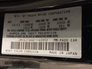 2015 Mazda 6 i Touring with VIN JM1GJ1V6XF1163952, listed as a IAAI auction lot 42230410 with 148,177 mi miles and . Bid and sale history available at carsss.com. Image 9.