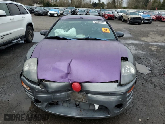 2003 Mitsubishi Eclipse GS with VIN 4A3AC44G43E073984, listed as a Copart auction lot 49340585 with 188,483 mi miles and Salvage Title. Bid and sale history available at DreamBid. Image 5.