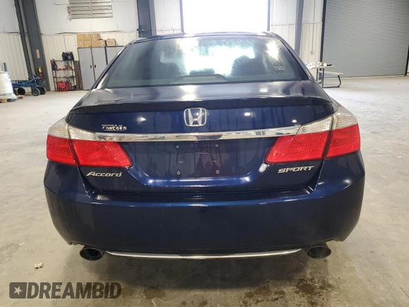 2014 Honda Accord Sport with VIN 1HGCR2F54EA100543, listed as a Copart auction lot 53095245 with 168,380 mi miles and Clean Title. Bid and sale history available at DreamBid. Image 6.