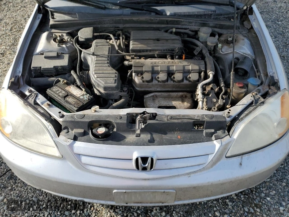 2001 Honda Civic LX with VIN JHMES15501S001759, listed as a Copart auction lot 51538465 with 312,818 mi miles and Salvage Title. Bid and sale history available at carsss.com. Image 13.