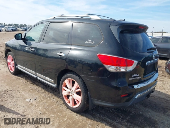 2013 Nissan Pathfinder SV with VIN 5N1AR2MM4DC638755, listed as a IAAI auction lot 41449873 with 237,126 mi miles. Bid and sale history available at carsss.com. Image 3.