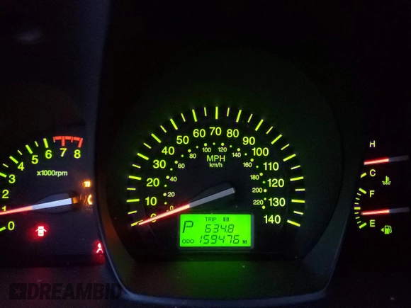 2008 Kia Spectra EX with VIN KNAFE121185551816, listed as a Copart auction lot 42324005 with 159,476 mi miles and Salvage title. Bid and sale history available at DreamBid. Image 9.