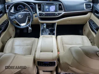 2016 Toyota Highlander Hybrid Limited with VIN 5TDDCRFH5GS014218, listed as a Copart auction lot 71831924 with 128,058 mi miles and Salvage Title. Bid and sale history available at carsss.com. Image 8.