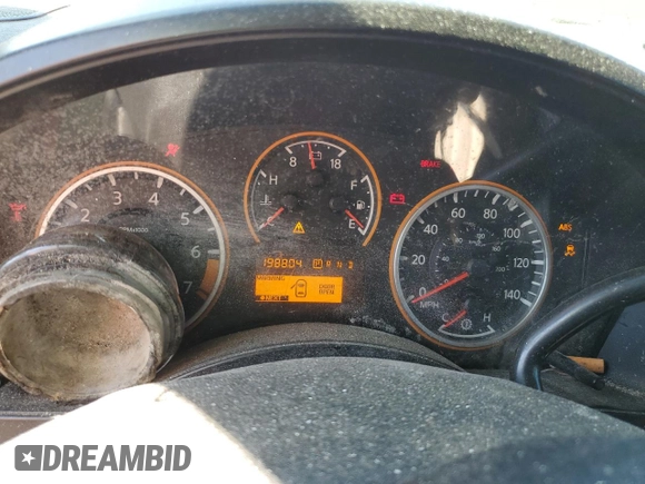 2013 Nissan Titan SV with VIN 1N6AA0EK7DN307022, listed as a Copart auction lot 49687145 with 198,804 mi miles and Salvage title. Bid and sale history available at DreamBid. Image 9.