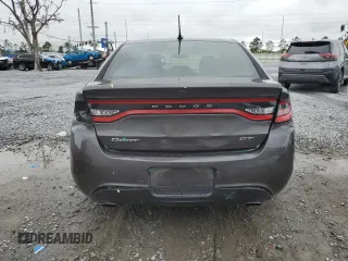 2016 Dodge Dart GT with VIN 1C3CDFEB1GD539233, listed as a Copart auction lot 52200295 with 85,152 mi miles and Salvage Title. Bid and sale history available at carsss.com. Image 6.