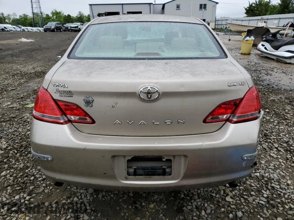2007 Toyota Avalon XL z VIN 4T1BK36B97U189386, wystawiony jako Copart lot #55917365 z przebiegiem Nie podano mil oraz Szkoda całkowita • Salvage title. Historia ofert i sprzedaży dostępna na DreamBid. Obrazek 6.