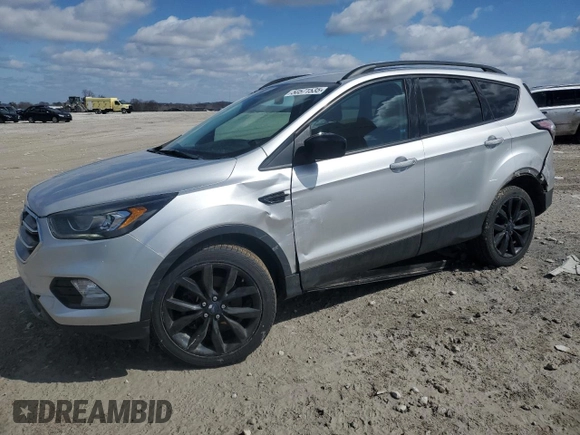 2017 Ford Escape SE with VIN 1FMCU9GD2HUC63427, listed as a Copart auction lot 50571535 with 102,911 mi miles and Salvage Title. Bid and sale history available at carsss.com. Image 1.