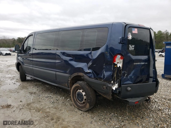 2018 Ford Transit Passenger Wagon XL with VIN 1FBZX2YM2JKB37098, listed as a Copart auction lot 41417795 with 92,592 mi miles and Non Repairable. Bid and sale history available at carsss.com. Image 2.