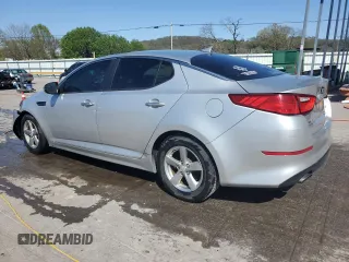 2014 Kia Optima LX with VIN 5XXGM4A75EG299240, listed as a Copart auction lot 52168545 with 140,196 mi miles and Salvage Title. Bid and sale history available at carsss.com. Image 2.