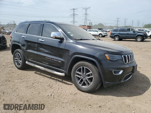 2019 Jeep Grand Cherokee Limited with VIN 1C4RJFBG2KC693642, listed as a Copart auction lot 56968105 with 73,726 mi miles and Salvage title. Bid and sale history available at DreamBid. Image 4.