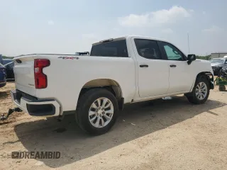 2022 Chevrolet Silverado 1500 Custom with VIN 1GCPDBEK5NZ569941, listed as a Copart auction lot 51241085 with 17,191 mi miles and Salvage Title. Bid and sale history available at carsss.com. Image 3.