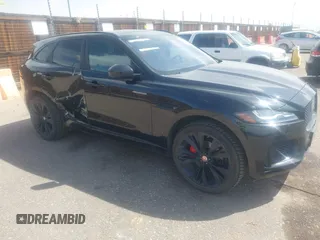 2019 Jaguar F-Pace S z VIN SADCM2FVXKA600459, wystawiony jako IAAI lot #41890475 z przebiegiem 45 684 mil mil oraz . Historia ofert i sprzedaży dostępna na DreamBid. Obrazek 1.