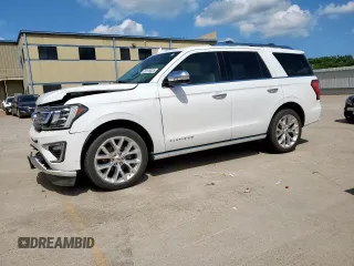 2020 Ford Expedition Platinum with VIN 1FMJU1LT6LEA14931, listed as a Copart auction lot 58579325 with 96,065 mi miles and Salvage title. Bid and sale history available at DreamBid. Image 1.