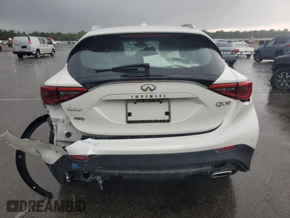2018 Infiniti QX30 Premium с VIN SJKCH5CR2JA056656, выставлен на аукционе Copart как лот 62706404 с пробегом 65 025 миль миль и Списание • Salvage title. История ставок и продаж доступна на DreamBid. Изображение 6.