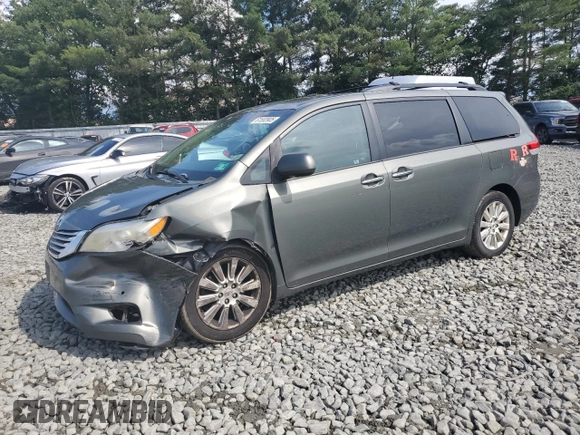 2011 Toyota Sienna XLE AAS with VIN 5TDYK3DC5BS094699, listed as a Copart auction lot 61583905 with 245,035 mi miles and Salvage title. Bid and sale history available at DreamBid. Image 1.
