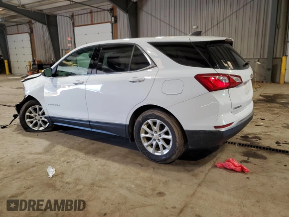 2018 Chevrolet Equinox LT with VIN 2GNAXSEV1J6230243, listed as a Copart auction lot 48327555 with 90,516 mi miles and Salvage Title. Bid and sale history available at DreamBid. Image 2.