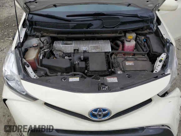 2016 Toyota Prius v Two with VIN JTDZN3EU4GJ052404, listed as a Copart auction lot 50958515 with 221,170 mi miles and Salvage Title. Bid and sale history available at carsss.com. Image 11.