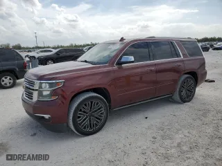 2016 Chevrolet Tahoe LTZ with VIN 1GNSKCKC4GR190538, listed as a Copart auction lot 47345745 with 136,784 mi miles and Salvage Title. Bid and sale history available at carsss.com. Image 1.