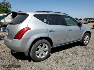 2007 Nissan Murano SL with VIN JN8AZ08T27W502822, listed as a Copart auction lot 52360265 with 133,853 mi miles and Clean Title. Bid and sale history available at carsss.com. Image 3.