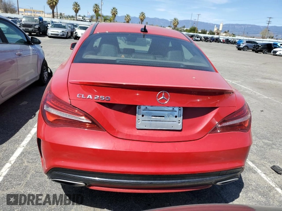 2017 Mercedes-Benz CLA with VIN WDDSJ4EB2HN400914, listed as a Copart auction lot 47244143 with 59,691 mi miles. Bid and sale history available at carsss.com. Image 6.
