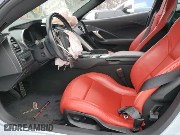 2019 Chevrolet Corvette Grand Sport 1LT с VIN 1G1YW2D71K5112647, выставлен на аукционе Copart как лот 45183765 с пробегом 22 769 миль миль и Списание • Salvage title. История ставок и продаж доступна на DreamBid. Изображение 7.