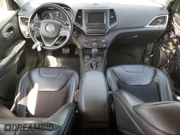 2019 Jeep Cherokee Latitude Plus with VIN 1C4PJMLX7KD271273, listed as a Copart auction lot 56177265 with 116,998 mi miles and Salvage title. Bid and sale history available at DreamBid. Image 8.