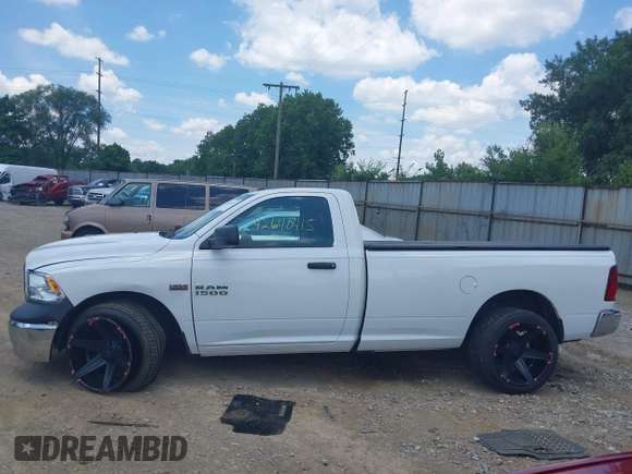 2014 Ram 1500 Tradesman with VIN 3C6JR6DT4EG186606, listed as a IAAI auction lot 42640415 with 113,110 mi miles and . Bid and sale history available at DreamBid. Image 14.