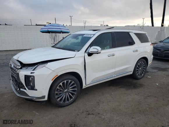 2024 Hyundai Palisade Calligraphy with VIN KM8R74GE4RU798760, listed as a Copart auction lot 85538754 with 0 mi miles and Clean Title. Bid and sale history available at carsss.com. Image 1.