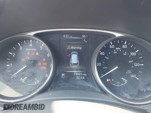 2016 Nissan Rogue S with VIN JN8AT2MT2GW025523, listed as a IAAI auction lot 41960371 with 73,965 mi miles and . Bid and sale history available at DreamBid. Image 7.