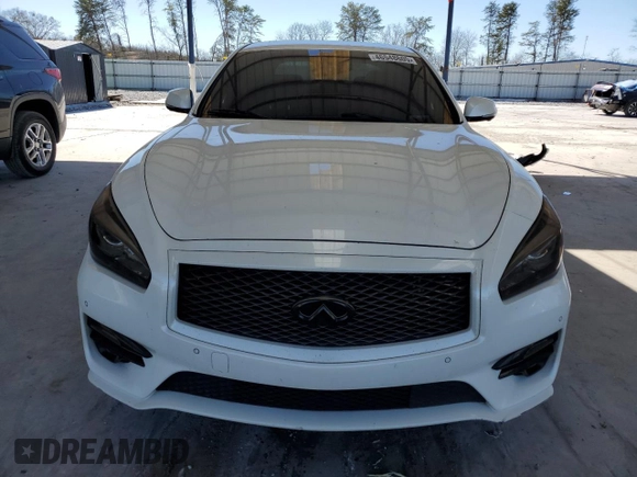 2017 Infiniti Q70 3.7 with VIN JN1BY1AP4HM741603, listed as a Copart auction lot 46548605 with 142,201 mi miles and Salvage Title. Bid and sale history available at DreamBid. Image 5.