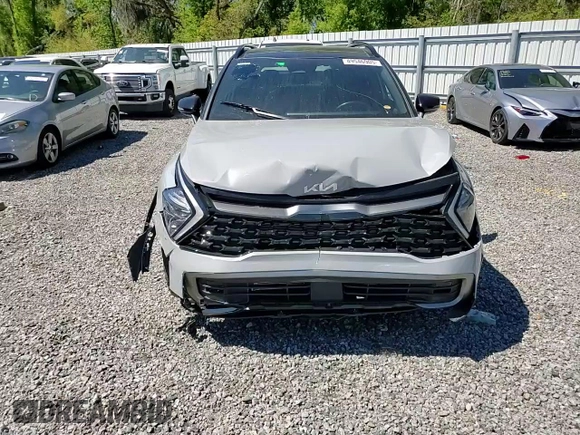 2023 Kia Sportage X-Pro with VIN 5XYK7CAF4PG022631, listed as a Copart auction lot 49546905 with 19,040 mi miles and Salvage Title. Bid and sale history available at carsss.com. Image 12.
