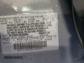 2024 Nissan Kicks SR with VIN 3N1CP5DV1RL522554, listed as a Copart auction lot 48910145 with 16,747 mi miles and Salvage Title. Bid and sale history available at carsss.com. Image 12.