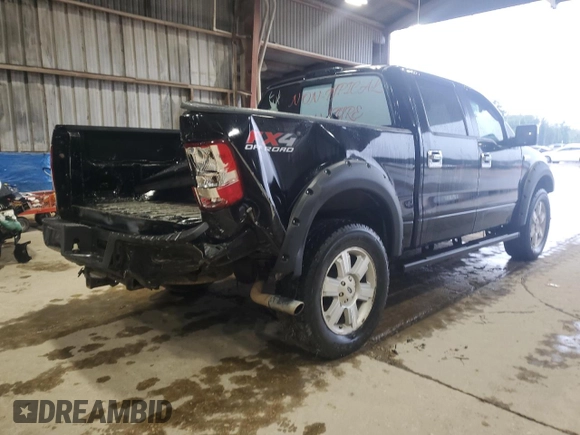 2006 Ford F-150 XLT with VIN 1FTPW14546FA00081, listed as a Copart auction lot 63607045 with 106,828 mi miles and Salvage title. Bid and sale history available at DreamBid. Image 3.