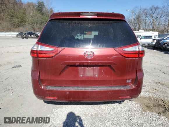 2015 Toyota Sienna Ltd with VIN 5TDDK3DCXFS101103, listed as a Copart auction lot 47593655 with 142,524 mi miles and Salvage Title. Bid and sale history available at carsss.com. Image 6.