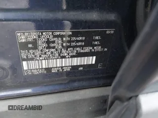 2020 Toyota RAV4 Hybrid Limited with VIN JTMDWRFV1LD544916, listed as a IAAI auction lot 41566935 with 179,193 mi miles. Bid and sale history available at carsss.com. Image 9.