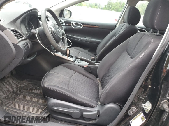 2017 Nissan Sentra SV with VIN 3N1AB7AP9HY374047, listed as a Copart auction lot 61791785 with 154,194 mi miles and Salvage title. Bid and sale history available at DreamBid. Image 7.